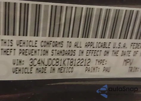 2019 Jeep Compass Limited 4X4 z USA, uszkodzony, nr VIN 3C4NJDCB1KT812212